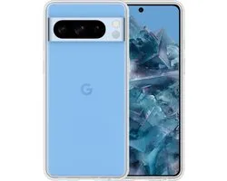 Hoesje - Geschikt voor Google Pixel 8 Pro - Sterk & Shockproof - Siliconen Case - Hoes Cover - Telefoonhoes - Transparant