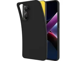 Cazy hoesje geschikt voor Xiaomi Poco X7 Pro Hoesje Siliconen - Flexibele Case - Zwart