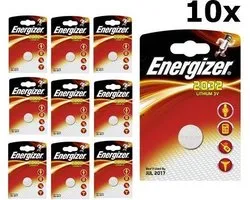 10 Stuks Energizer CR2032 3V Lithium batterij