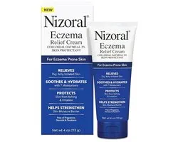 Nizoral - Crème Relief -eczéma - Soins de la peau hydratant à l'avoine colloïdale - Contre les démangeaisons, les irritations et la sécheresse - 118 ml