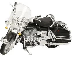 Maisto Modelmotor - Harley Davidson - FLH Electra Glide - 1966 - zwart - schaal 1:18 - schaalmodel motor