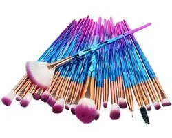 20st make-up kwasten set oogschaduw foundation poeder eyeliner wimpers lip make-up borstels mengen cosmetische schoonheid tool kit