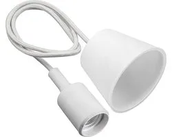 GTV Minio Suspension - Wit - avec E27 | IP20 | 100cm de câble | fonctionne avec tous les types de lampes