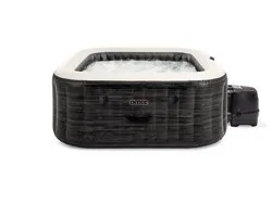 Spa Intex PureSpa Greystone Deluxe 4 personnes - Carré - WiFi