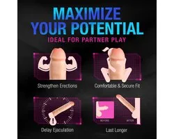Blush - Performance Plus Tenacity Extenseur de Pénis en Silicone - 5 cm