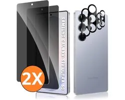 Privacy screenprotector Geschikt voor Samsung S26 Ultra - screenprotector Privacy Met Galaxy S26 Ultra camera lens - Complete bescherming voor Samsung S26 Ultra – scherm en camera in één set - 2X