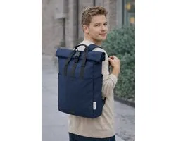 Laptoptas rugzak canvas rolltop