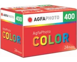 AGFAPHOTO Colour 400 – Film Couleur 135mm, 24 Poses, ISO 400, Compatible Appareils Photo Argentiques, Excellente Qualité d'Image, Faible Luminosité