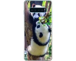 Coque Samsung Galaxy S10 Plus - Pandas - Arbre - Nature - Siliconen - Sinterklaas - Noël - Cadeaux - Cadeaux chaussures