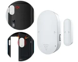Alarm - Deuralarm - Veiligheidsdeur Alarm - 130dB - 1 Set - Magneet Deur Contact Sensor Beveiliging - Voor Thuis, Garage, Appartement en Kantoor - Lange Standby Tijd en Eenvoudige Installatie