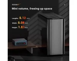 Mini Pc Ryzen 7 6800H - 32 GB DDR5 RAM - 1 TB PCIe 4.0 SSD - Compacte Desktop Computer - Office En Gaming