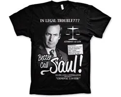 Breaking Bad Heren Tshirt -S- Better Call Saul Zwart