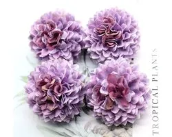 20 Stks Stamless Kunstmatige Bloemhoofden Chrysant Bloemhoofden Bruiloft Woondecoratie Accessoires Esthetische Faux Bloemen Decor Ambachten, Paars
