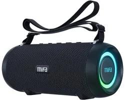 60W Bluetooth Speaker Draadloos - IPX7 Waterdicht - RGB LED Verlichting - Tot 30 Uur Speeltijd - Micro SD & USB-C - TWS Stereo - Inclusief Draagriem