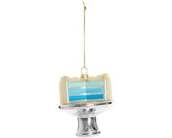 Yup in de boom - Gender reveal cake blauw - Kerstornament