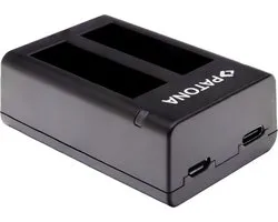 Patona Dual USB lader voor Insta360 Ace / Ace Pro