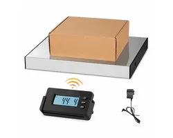 SmartLiving.Store - Balance - Balance numérique - Courrier - Colis - Animaux - Bagages - Max. 200 kg - 35x30 cm - Acier inoxydable