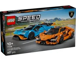 LEGO Speed ​​​​Champions Lamborghini Revuelto et Huracán STO - 77238