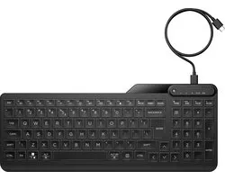 HP 400 Backlit - Toetsenbord met kabel QWERTY