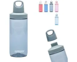 Kambukka Reno Drinkfles 500 ML - Grijs met draaidop