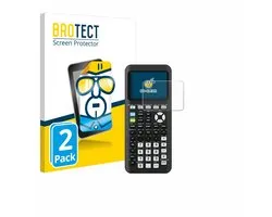 BROTECT - Screenprotector voor Texas Instruments TI-84 Plus CE-T Python - Folie Beschermfolie transparant 2 Stuks
