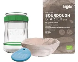 KefirKo zuurdesem starterspakket met fermenter, starter en rijsmandje