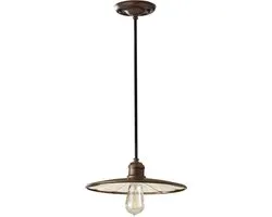 Feiss LED Hanglamp Urban Renewal | 1X E27 Max 60W | Dimbaar | Astral Bronze