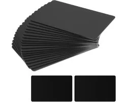 aladdien - NFC-tag - Herschrijfbare visitekaartjes - Eenvoudig programmeerbaar - Zwart - 20 stuks - Compatibel met NFC-apparaten - 504 bytes geheugen