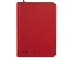 Vault X 9-Pocket Exo-Tec® Zip Binder - Verzamelmap - 360 Kaarten/Rood