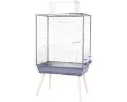 Zolux NeoLife vogelkooi grijs 81 x 48 x 152 cm