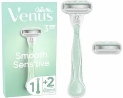 Gillette - Venus Smooth Sensitive Scheersysteem - Inclusief 2 scheermesjes