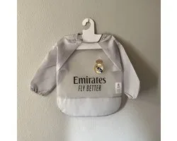 Bavoir manches longues Real Madrid - Bavoir manches longues gris