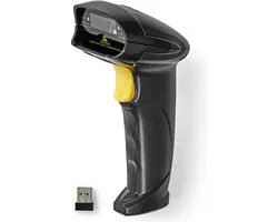 Nedis Barcodescanner - Laser - Draadloos - 1D Lineair - Batterij Gevoed / USB Gevoed - USB-dongle