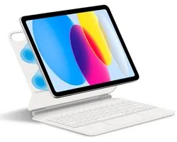 Beschermhoes voor iPad met Bluetooth-toetsenbord White iPad Pro 11 M4 2024