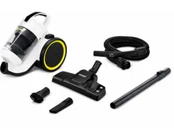 Aspirateur Kärcher VC 3 sans sac - Filtre HEPA 12 - 700 W - Bac à poussière 0 l - Rayon d'action 7,5 m - Niveau sonore 76 dB(A)