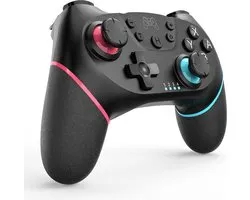 Phreeze Pro Controller Wireless - Bouton Turbo - Bouton Macro - Transparent - Siècle des Lumières RGB - Réglable via APP - Convient pour Nintendo Switch Oled / Lite / Windows