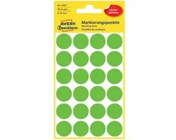 AVERY Zweckform Markierungspunkte, ablösbar, 18 mm, grün