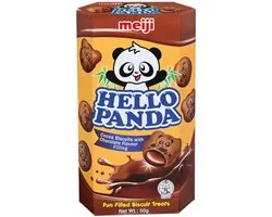 Hello Panda Cacaokoekjes met chocolade vulling 10 x 50 g