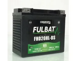 Batterie SLA Fulbat pour Moto Harley Davidson 883 SPORTSTER CUSTOM 2000 à 2003 YHD20HL-BS / YTX20HL-BS / 12V 20Ah Neuf