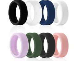 8 Stuks Silicone Ring Beschermers, Geschikt voor Oura Ring Gen 3 en 4, Elastisch en Antikras, Ideaal voor Sport en Dagelijks Gebruik, Maat S voor 5/6/7/8/9