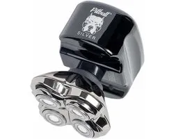 Skull Shaver Pitbull Silver PRO SX5 [2025 versie] – Elektrisch Scheerapparaat – Head & Face Shaver – Nat & Droog – Draadloos – Ergonomisch Design – 70 min gebruikstijd – Anti-irritatie