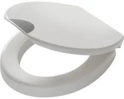 Tiger Comfort Care - Abbatant de WC avec couvercle Duroplast - Blanc