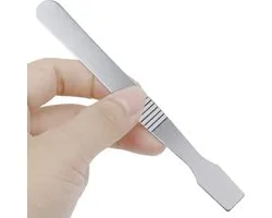 Metalen Spudger - Flat Spudgers Reparatie Opening Pry Hand Tool Kit Blade voor GSM, PC, Laptops, Tablets Metal Spudger - Stainless Steel Metal Flat Spudger Pry Opening Tool BGA Solder Paste Scraper for Smarphone, Laptops, Tablets Repair Tool