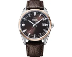 Orient Watches Contemporary Stretto Date Horloge Bruin Man