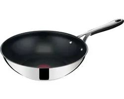 Jamie Oliver by Tefal Kitchen Essentials Wokpan - Ø28cm - Inductie - RVS - Siliconen Handgreep