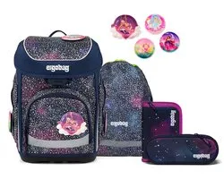 ergobag sac d'école Cubo Set 5 pièces Bärlaxy bleu marine
