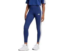 Adidas Sportswear Essentials 3-Stripes Katoenen Legging - Dames - Blauw