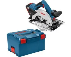 Bosch GKS 18V-57 G 18V Li-Ion accu cirkelzaag set (2x 4,0Ah accu) in L-Boxx - 165mm