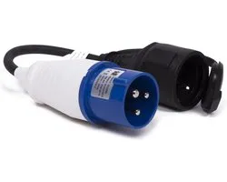 Benson CEE verloop contra - 0.20m - IP44 - 16A 230V 3500W