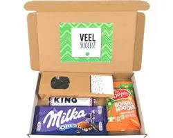 "Veel succes" brievenbus cadeau - Dropmix - Milka oreo - Borrelnootjes - Pepermunt - succes cadeau - Examen - Nieuwe baan - Rijbewijs - Nieuwe uitdaging - Succes en Geluk